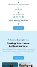 FSE Cleaning Services (screenshot mobile)