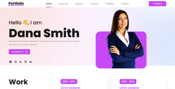 FSE Freelancer Portfolio (WordPress)