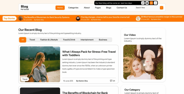 FSE Personal Blog (WordPress)