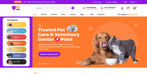 FSE Pet Shop (WordPress)