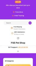 FSE Pet Shop (screenshot mobile)