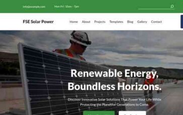 FSE Solar Power (screenshot desktop)
