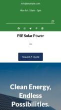 FSE Solar Power (screenshot mobile)