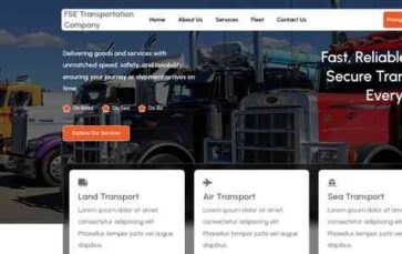 FSE Transportation Company (screenshot desktop)