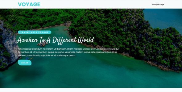 FSE Voyage (WordPress)