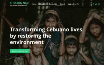 FT Charity NGO (screenshot desktop)