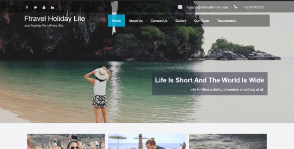 FTravel Holiday Lite (WordPress)