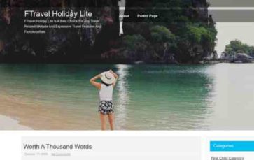 FTravel Holiday Lite (screenshot desktop)