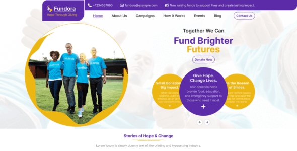 Fundraiser Nonprofit (WordPress)