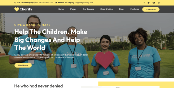 Fundraising Charity Campaign (WordPress)