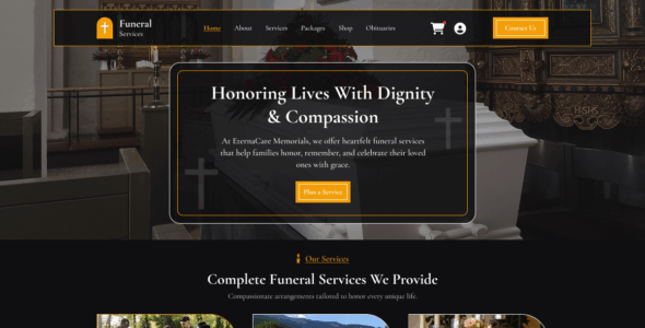 Funeral Services (WordPress)