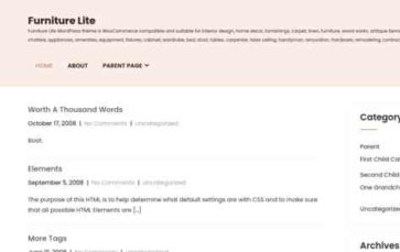 Furniture Lite (screenshot desktop)