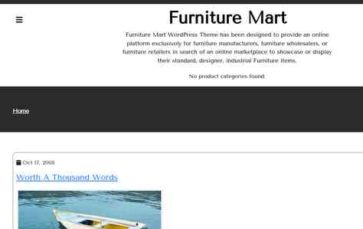 Furniture Mart (screenshot desktop)
