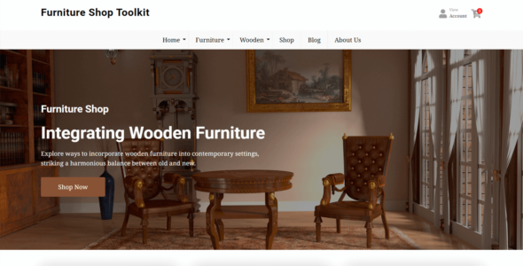 Furniture Shop Toolkit (WordPress)