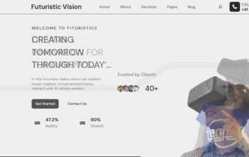 Futuristic Vision (screenshot desktop)