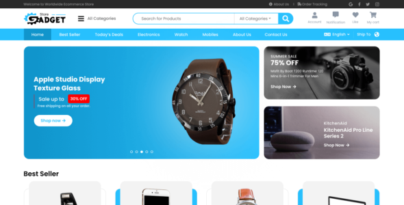 Gadget Shop (WordPress)