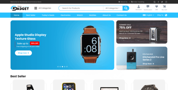 Gadget Store (WordPress)
