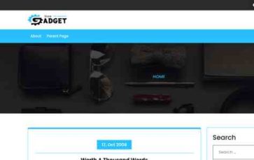 Gadget Store (screenshot desktop)