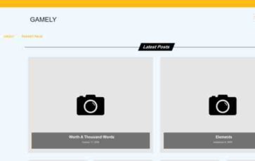 Gamely (screenshot desktop)