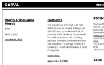 Garva (screenshot desktop)