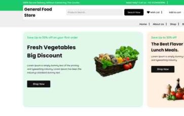 General Food Store (screenshot desktop)