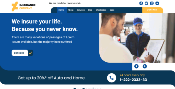 General Insurance Agency (WordPress)