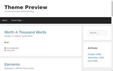 GeneratePress (screenshot desktop)