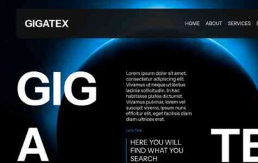 Gigatex (screenshot desktop)