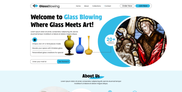 Glass Artifact (WordPress)