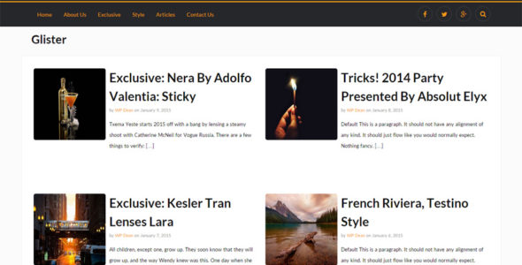 Glister (WordPress)
