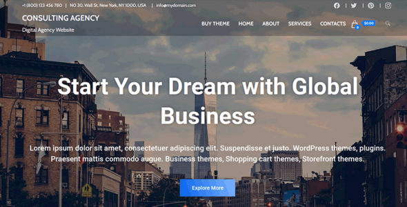 Global Business (WordPress)