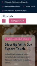 Glowlab (screenshot mobile)
