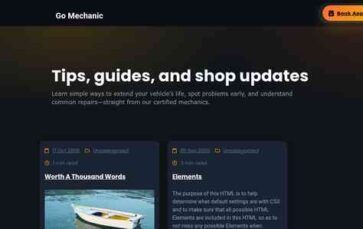 Go Mechanic (screenshot desktop)