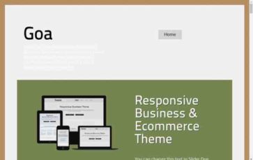 Goa (ThemeAlley) (screenshot desktop)