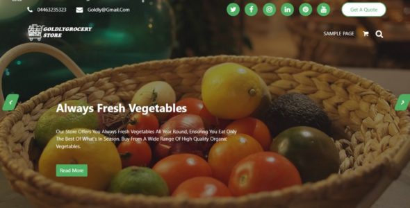 Goldly Grocery (WordPress)