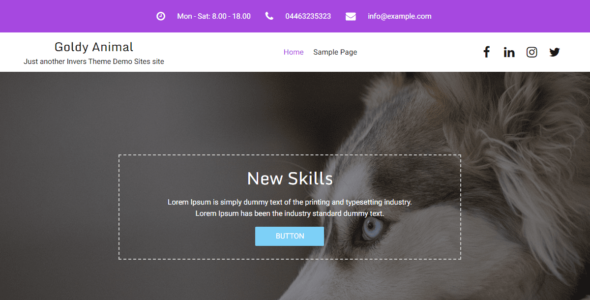 Goldy Animal (WordPress)