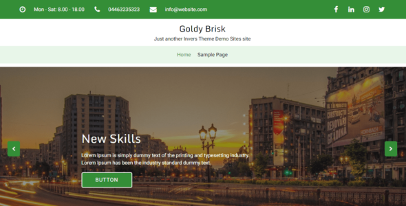 Goldy Brisk (WordPress)