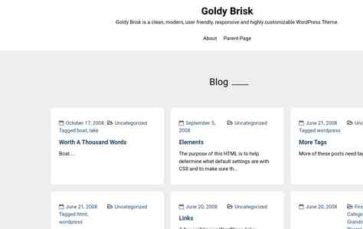 Goldy Brisk (screenshot desktop)