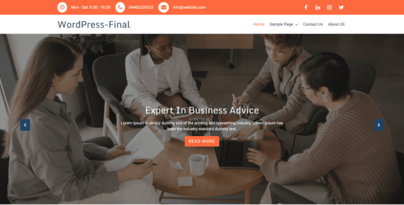 Goldy Business (WordPress)