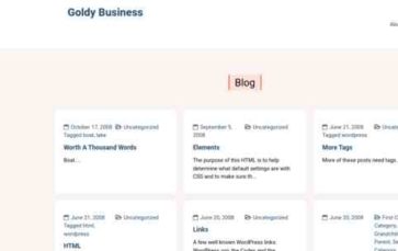 Goldy Business (screenshot desktop)