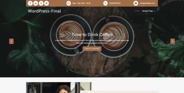 Goldy Cafe (WordPress)