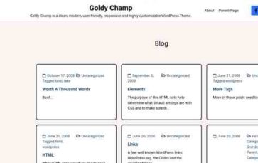 Goldy Champ (screenshot desktop)