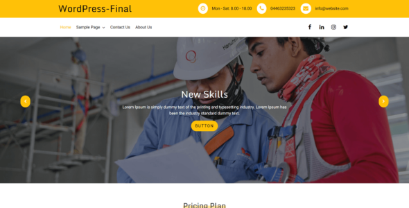 Goldy Construction (WordPress)