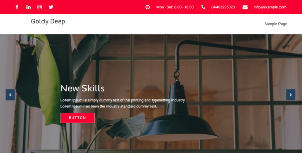 Goldy Deep (WordPress)