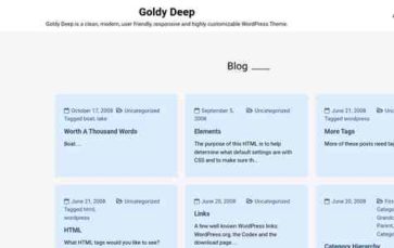 Goldy Deep (screenshot desktop)