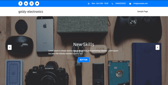 Goldy Electronics (WordPress)