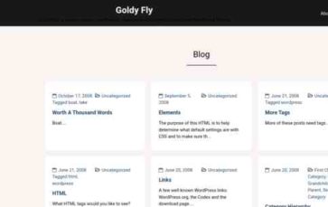 Goldy Fly (screenshot desktop)