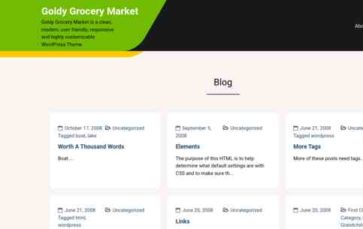 Goldy Grocery Market (screenshot desktop)