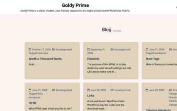 Goldy Prime (screenshot desktop)