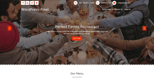 Goldy Restaurant (WordPress)